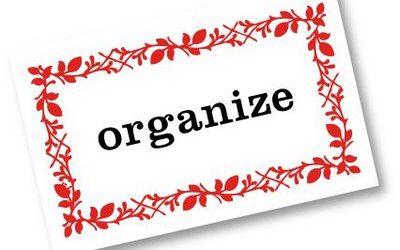 Tips for getting organized at home