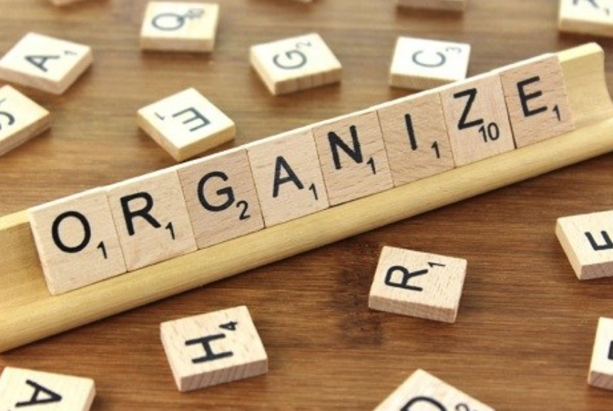 Getting organized requires forming new habits.