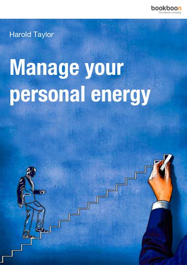 Manage your personal energy